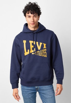 Hoodie Levi's Relaxed Graphic Azul
