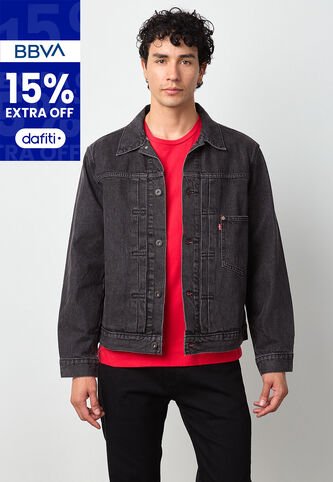 Chaqueta Denim Levi's Trucker Negro Levis