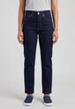 Jean Levi's Ribcage Straight Ankle Fit Índigo Oscuro de Levis