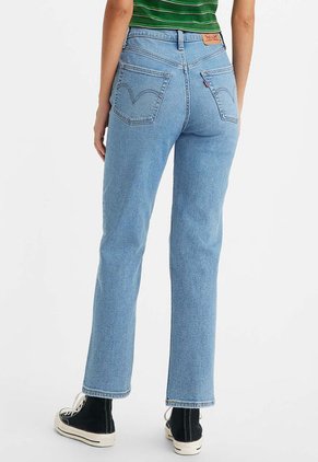 Jean Índigo Claro Levi's Ribcage Straight Ankle