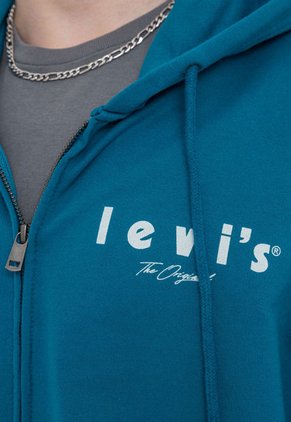 Hoodie Azul Petróleo Levi's