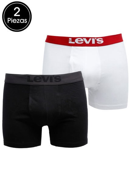 Boxer Duo Negro-Blanco Levi´s