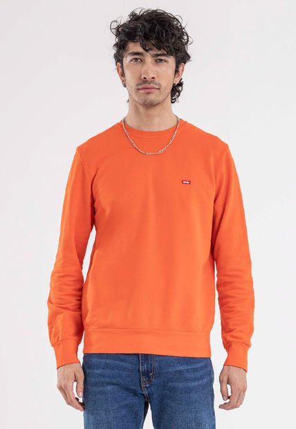 Buzo  Naranja Levi's Classic Crewneck Batwing