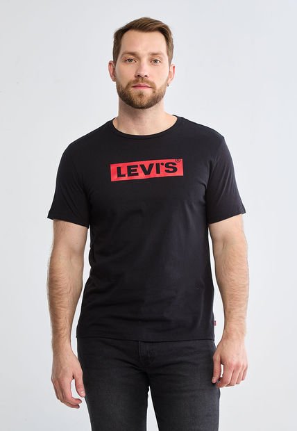 Camiseta Negro Levi's SS Graphic Tee Mx