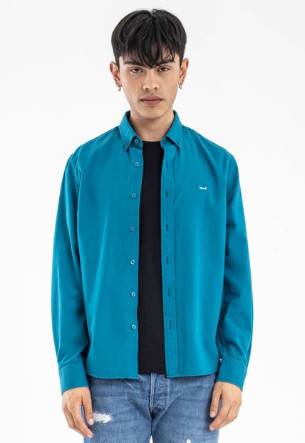 Camisa Azul Petróleo  Levi's Classic Batwing