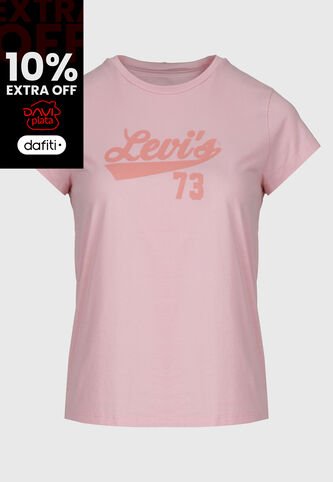 Camiseta Levi's Graphic Authentic Rosa Levis