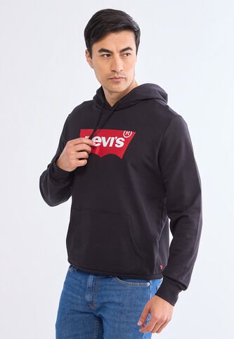 Hoodie Levi's Negro Levis
