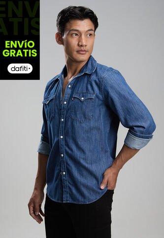 Camisa Denim Levi's Barstow Western Índigo Oscuro Levis