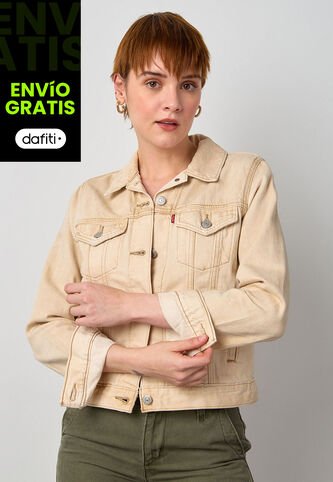 Chaqueta Denim Levi's Trucker Caqui Levis