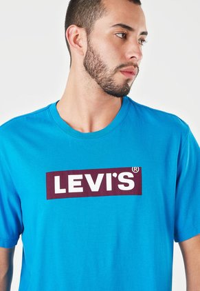 Camiseta Azul-Rojo-Blanco Levi's