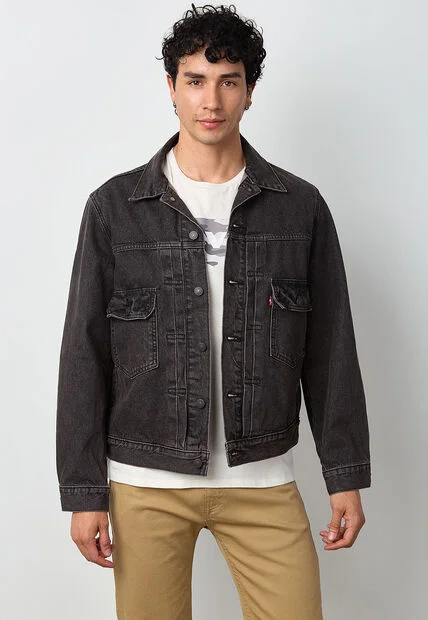 Chaqueta Denim Levi's Trucker Negro