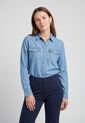 Camisa Denim Levi's Iconic Western Índigo Claro de Levis
