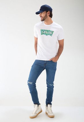 Camiseta Blanco-Verde-Celeste Levi's