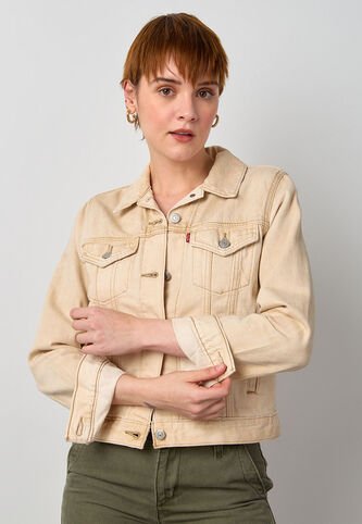 Chaqueta Denim Levi's Trucker Caqui Levis