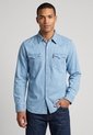 Camisa Denim Levi's The Barstow Western Índigo Claro de Levis