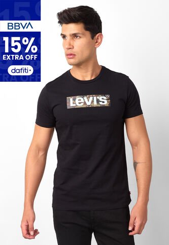 Camiseta Levi's Graphic Negro Levis