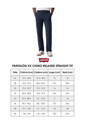 Pantalón Levi's XX Chino Relaxed Straight Fit Taupe