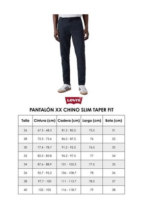 Pantalón  Levi's XX Chino Slim Taper Fit Azul