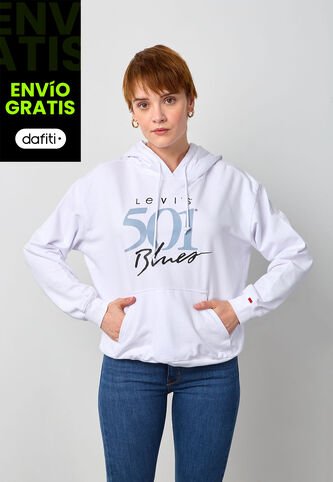 Hoodie Levi's Heritage Blanco Levis