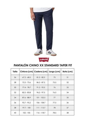 Pantalón Levi's XX Chino Standard Taper Fit Negro