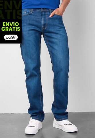 Pantalón Levi's 514 Straight Fit Índigo Medio Levis