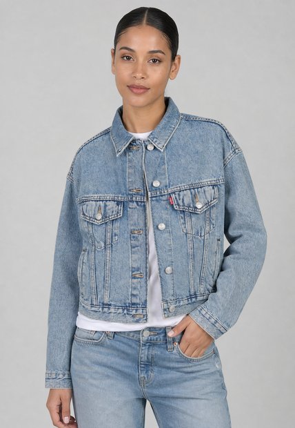 Chaqueta Denim Levi's Shrunken 90's Trucker Índigo Claro