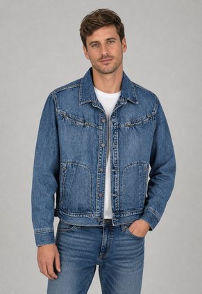 Chaqueta Denim Levi's Market Miners Trucker Índigo Claro