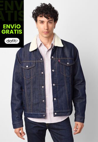 Chaqueta Denim Levi's Sherpa índigo Oscuro Levis