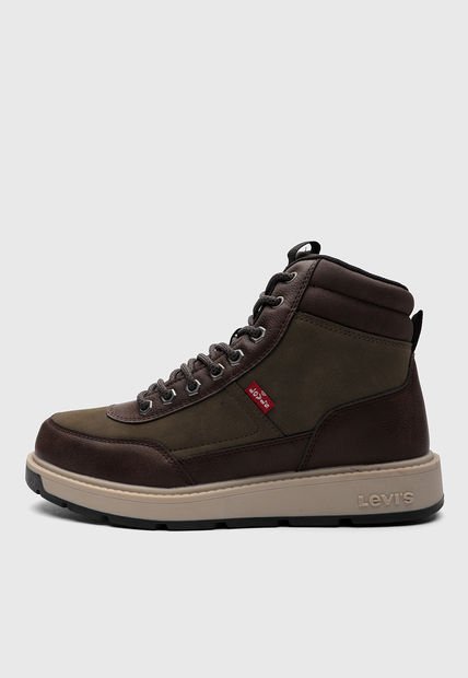 Bota Casual Verde Oliva-Café-Marfil Levi's Venture