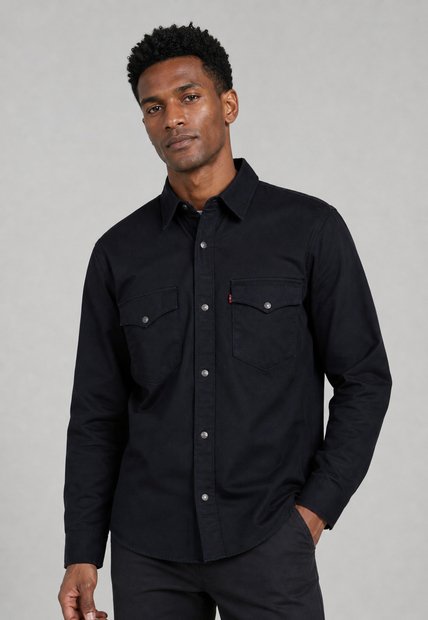 Camisa Denim Levi's Relaxed Western Negro