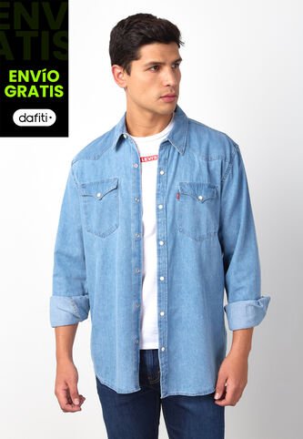 Camisa Denim Levi's Classic Western Índigo Claro Levis