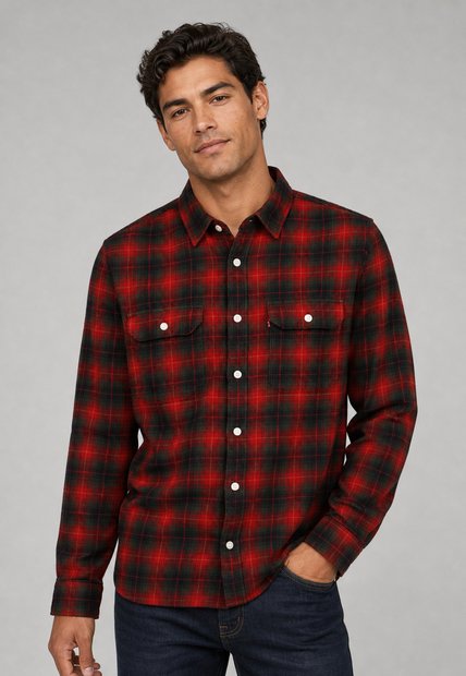 Camisa Levi's Jackson Worker Rojo
