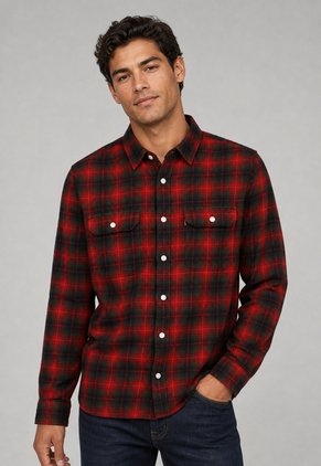 Camisa Levi's Jackson Worker Rojo