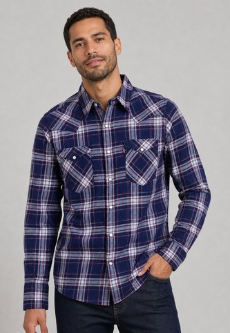 Camisa Levi's Barstow Western Azul Levis