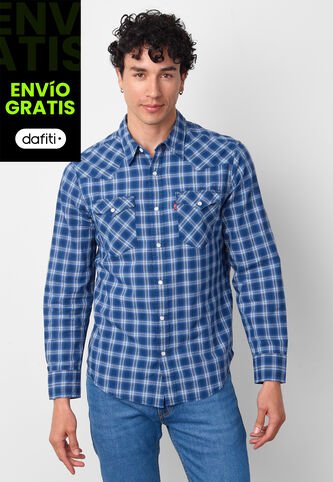 Camisa Levi's Classic Western Azul Levis