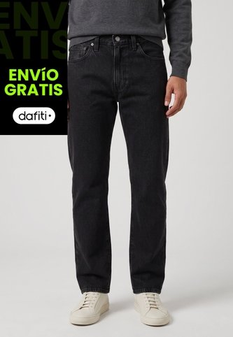 Jean Levi's 555 Relaxed Straight Fit Gris Oscuro Levis