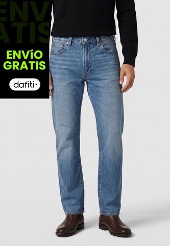 Jean Levi's 555 Relaxed Straight Fit Índigo Medio Levis