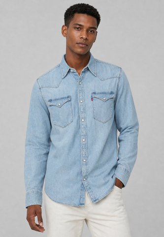 Camisa Denim Levi's Barstow Western Índigo Claro Levis