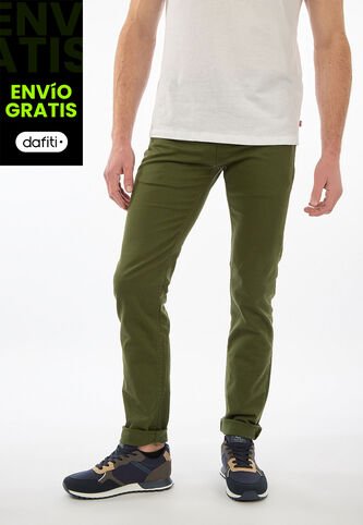 Jean Levi's 511 Slim Fit Verde Militar Levis