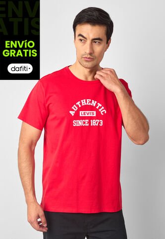 Camiseta Levi's Rojo Levis