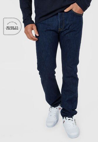 Jean Azul Navy Levi's 501 Classic Fit Levis