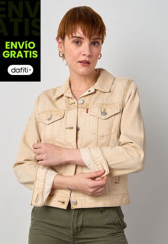 Chaqueta Denim Levi's Trucker Caqui Levis