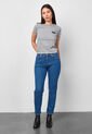 Jean Levi's 501 Original Cropped Fit Índigo Medio de Levis