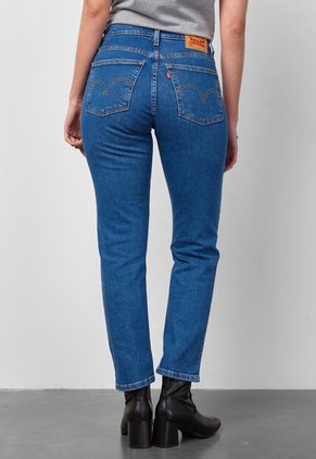 Jean Levi's 501 Original Cropped Fit Índigo Medio