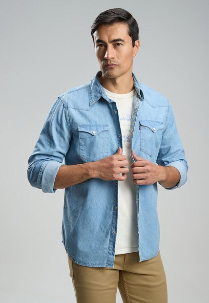 Camisa Denim Levi's Índigo Claro