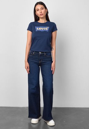 Jean Levi's 318 Shaping Wide Leg Índigo Oscuro