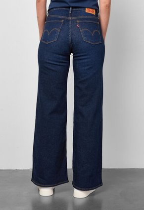 Jean Levi's 318 Shaping Wide Leg Índigo Oscuro
