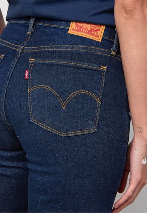 Jean Levi's 318 Shaping Wide Leg Índigo Oscuro