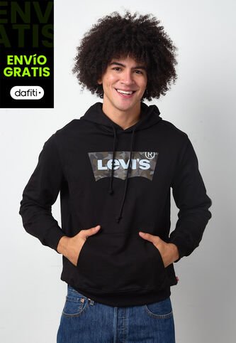Hoodie Levi's Standard Graphic Negro Levis
