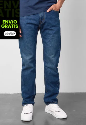 Pantalón Levi's 505 Regular Fit Índigo Medio Levis
